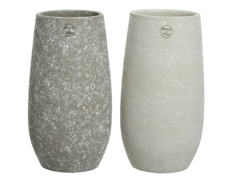 Vase Terracotta Cream Or Taupe H35Cm