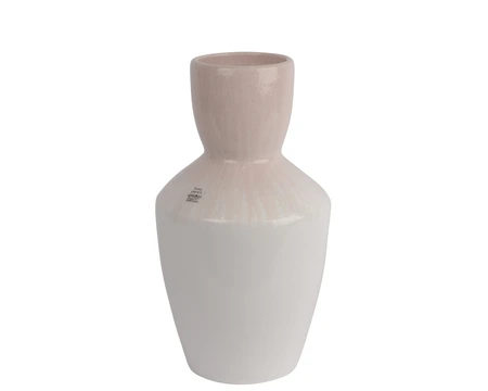 Vase Terracotta Glazed Pink/Colour(S) D.23Cm X H.40Cm