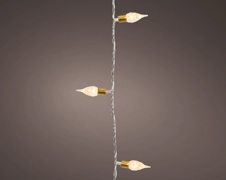 Vintage 180 LED Lights 8 Function Transparent/Warm White L.1790cm - image 1