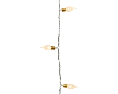 Vintage 180 LED Lights 8 Function Transparent/Warm White L.1790cm - image 2