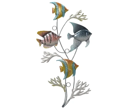 Wall Deco Iron Indoor And Outdoor Multi W.43.18Cm X H.82.55Cm