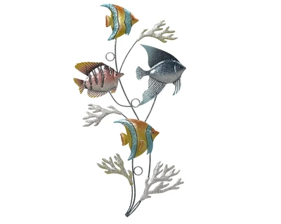 Wall Deco Iron Indoor And Outdoor Multi W.43.18Cm X H.82.55Cm