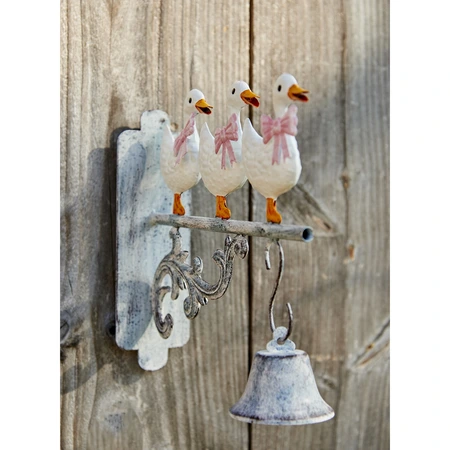 Wall Deco Iron Indoor And Outdoor White W.26.7Cm X H.24.5Cm - image 2