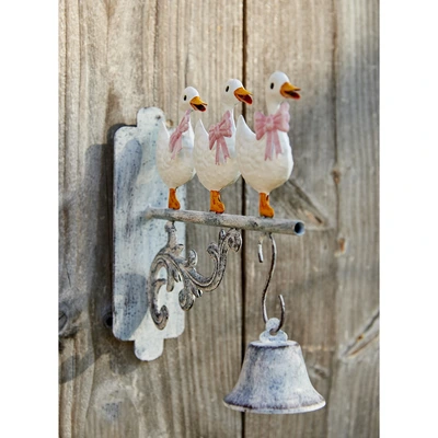 Wall Deco Iron Indoor And Outdoor White W.26.7Cm X H.24.5Cm - image 2