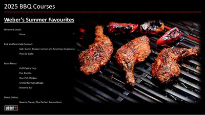 Weber Cooking Course July 2026