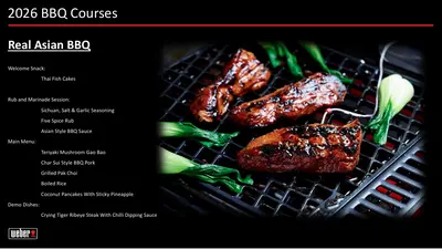 Weber Cooking Course June 2026 - image 2