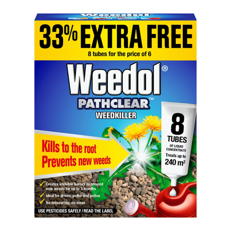 Weedol Pathclear Tubes 6-Pack +33%