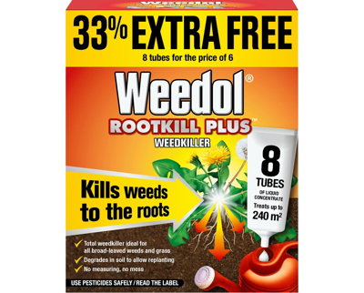 Weedol Rootkill Plus Tubes 6-Pack +33%