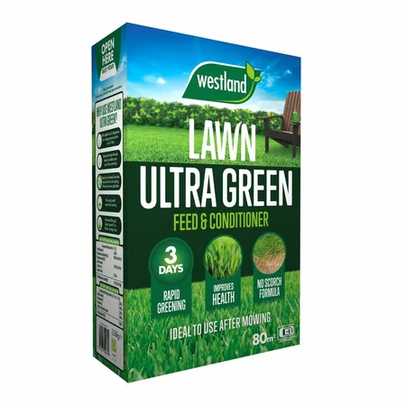 Westland Lawn ultra green plus lawn feed medium box 100 sqm