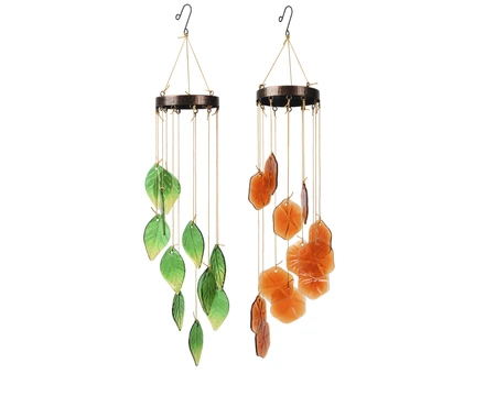 Windchime Gl 2 Outdoor Asst. H.55Cm