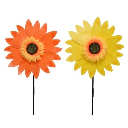 Windmill Polyester Sunflower H73cm Asst