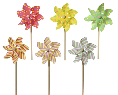 Windmill Pvc 6 Outdoor Asst. H.48Cm