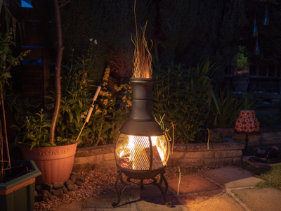 Wood Burning Outdoor Heater