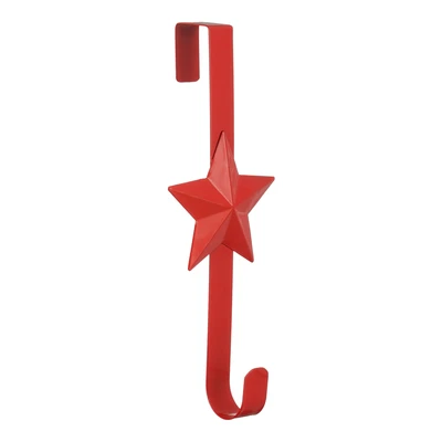 Wreath Holder Red  L13.5Xw11Xh38.5Cm