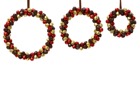 Wreath Iron Bells L20.00 H20.00cm multi