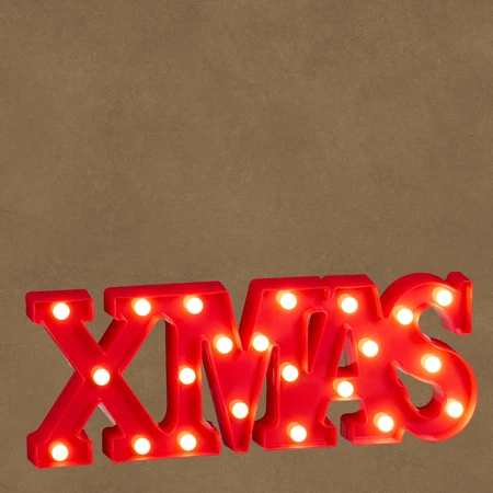 Xmas Led D. Red WW 22L Ip20 BO  L47Xw17.5Cm
