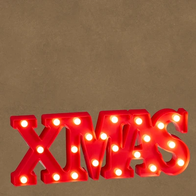 Xmas Led D. Red WW 22L Ip20 BO  L47Xw17.5Cm